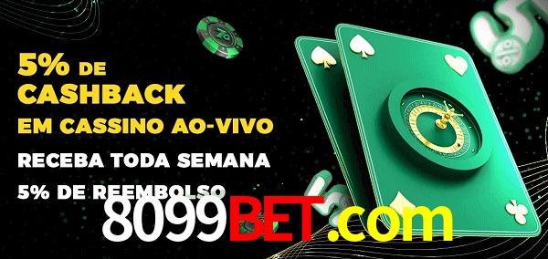 Promoções do cassino ao Vivo 8099bet.com